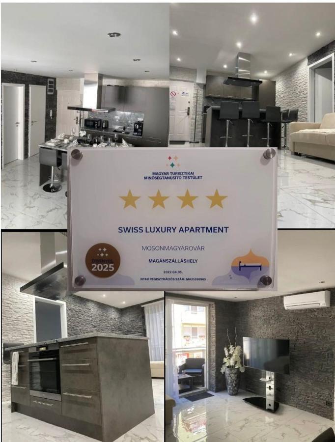 Swiss Luxury Apartment Mosonmagyaróvár Esterno foto
